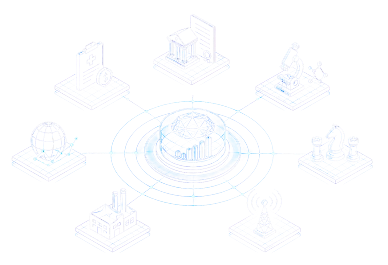Seven Intelligence Domains Mobile Core Diagram